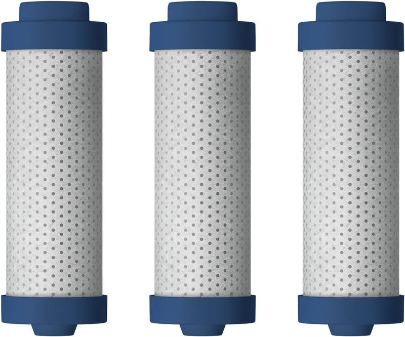 Advanced Bottle Filter – 3-Pack Replacement Filters with Nano Zero High-Performance Filtration – Removes Heavy Metals, Chlorine & Contaminants – Compatible with Bottle Filtered Systems